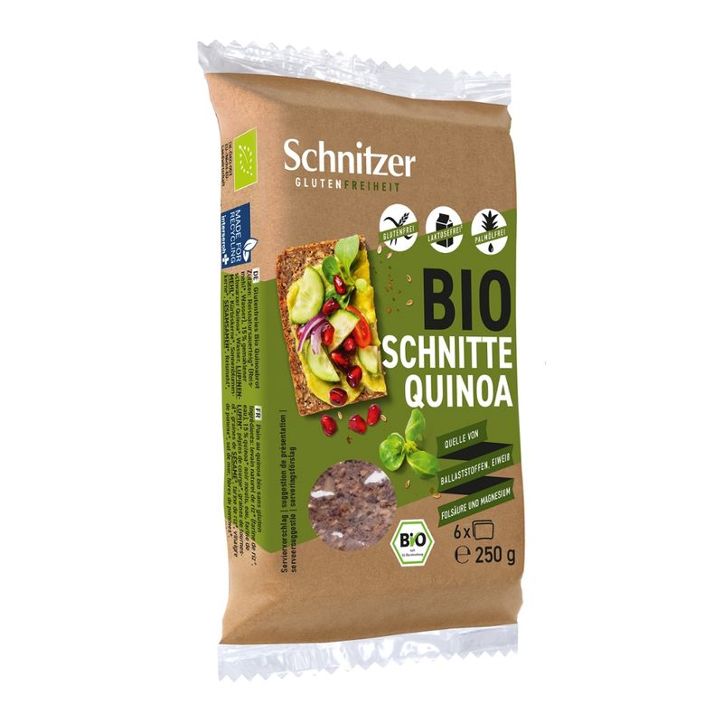 Schnitzer GLUTENFREIHEIT Bio Schnitte Quinoa - Produktbild