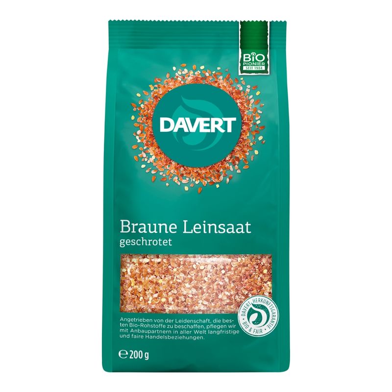 Davert Geschrotete Leinsaat 200g - Produktbild