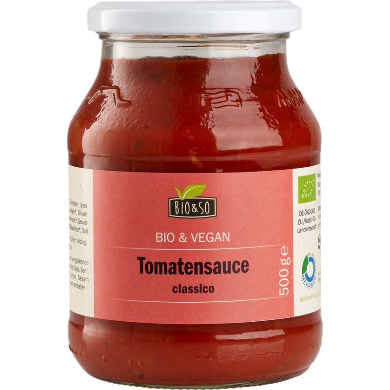 Bio&So Tomatensauce, classico 500g - Produktbild