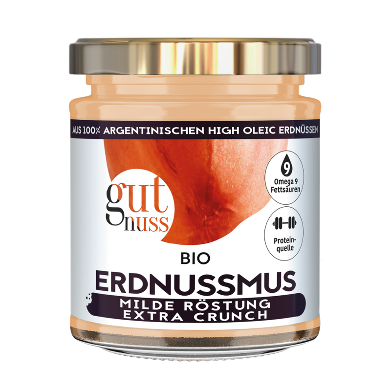 gutnuss Erdnussmus Milde Röstung Extra Crunch - Produktbild