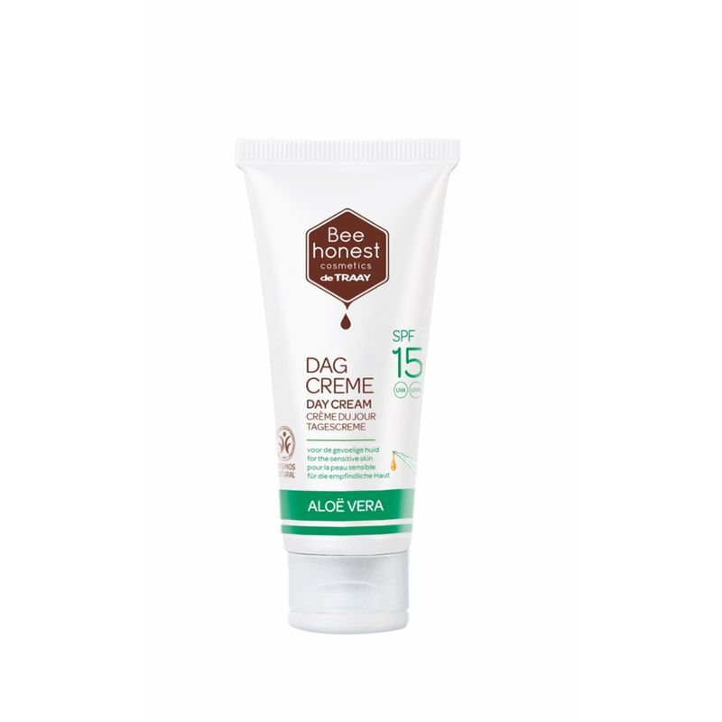 Bee honest cosmetics Tagescreme Aloe vera & Honig mit Sonneschutz SPF 15 - Produktbild