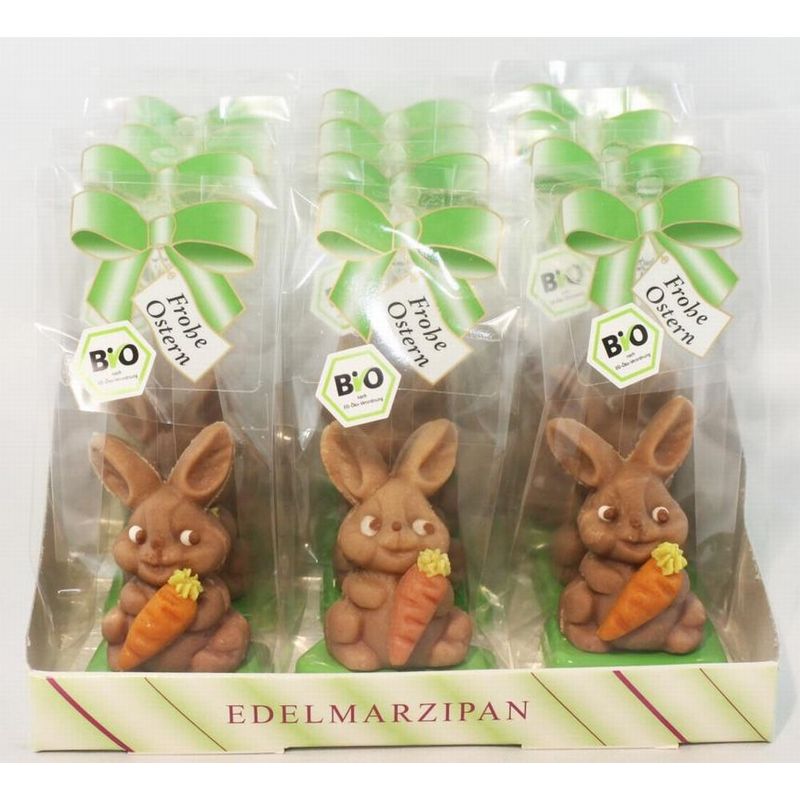 Funsch Marzipan BIO Hase mit Möhre in Tüte - Produktbild