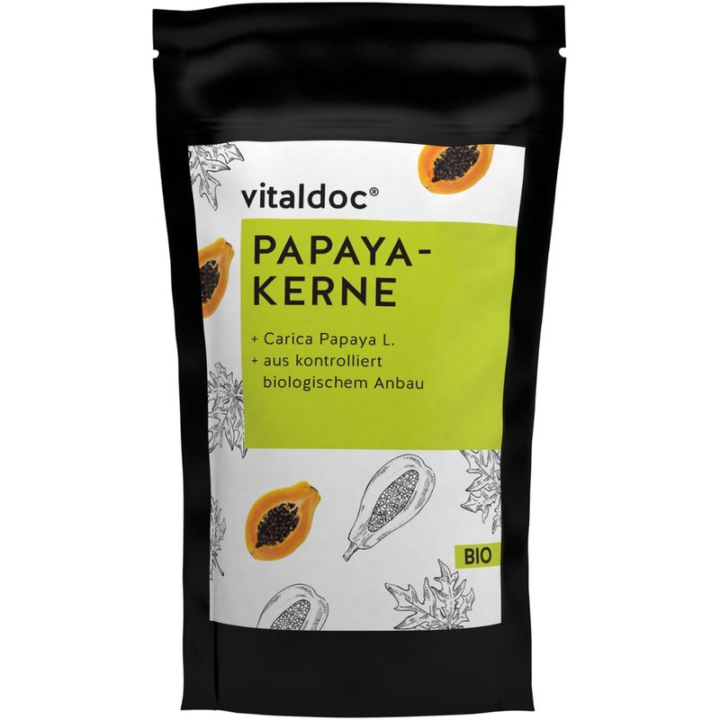 GESUND & Leben Reformqualität seit 1995 vitaldoc® BIO Papaya-Kerne - Produktbild