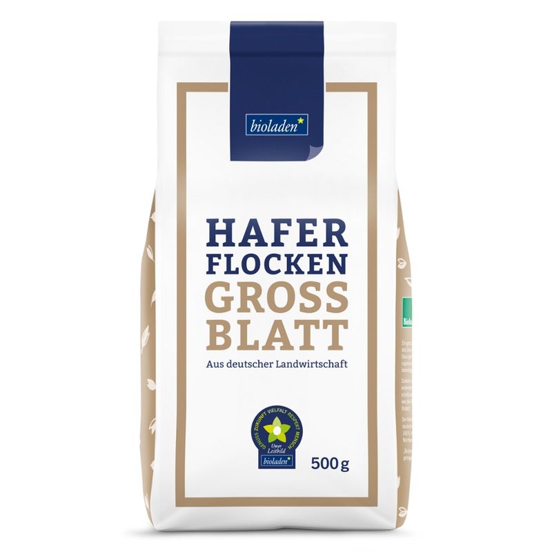 bioladen b* Haferflocken Großblatt, Bioland - Produktbild