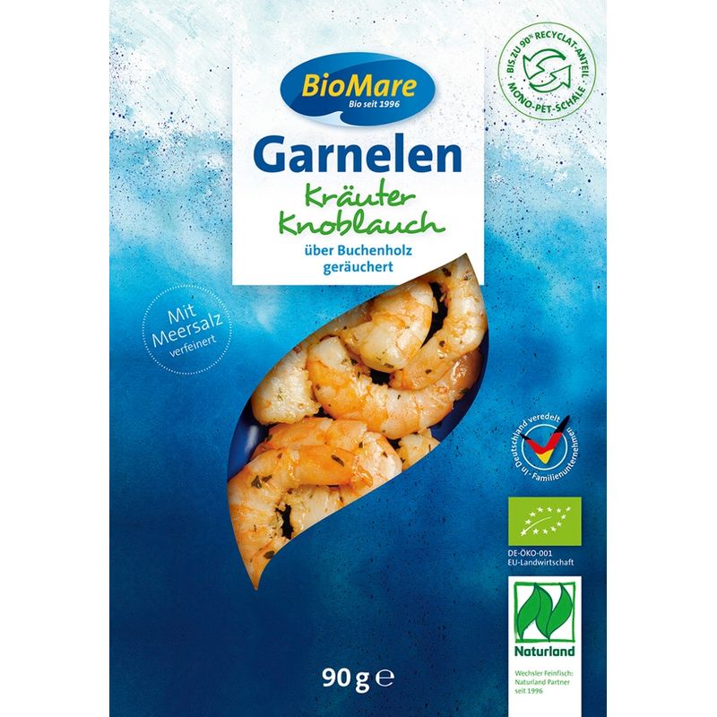 Bio Mare BioMare geräuch. Biogarnelen Kräuter/Knoblauch - Produktbild