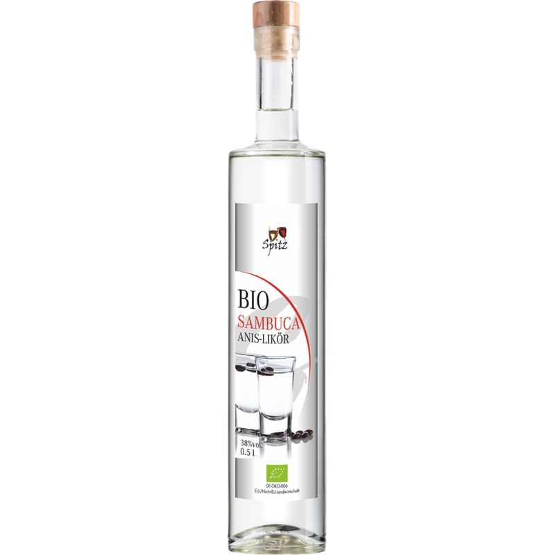 Spitz BIO-Sambuca 0.5 l, 38 vol% - Produktbild