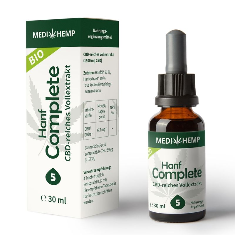 MEDIHEMP Bio Hanf Complete 5% - Produktbild