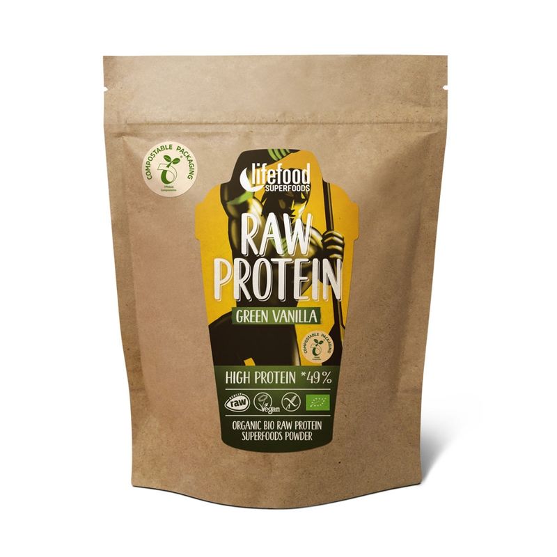 Lifefood  lifefood Raw Protein - Green Vanilla Roh Bio - Produktbild