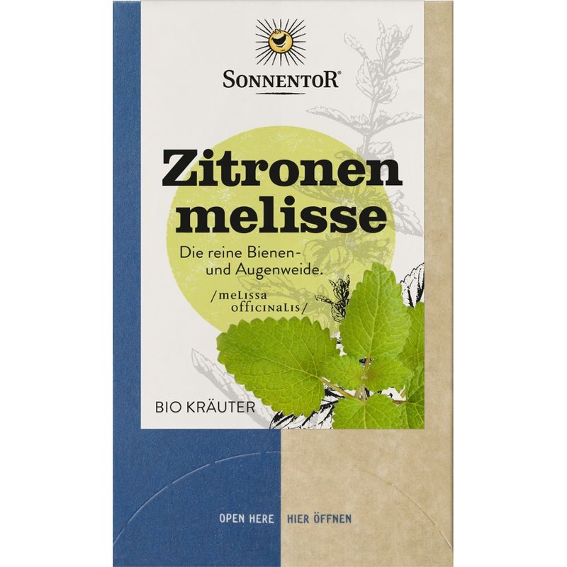 Sonnentor Zitronenmelisse, Doppelkammerbeutel - Produktbild