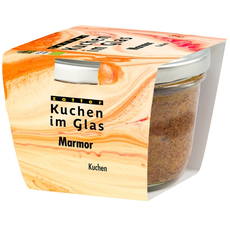Zotter Schokolade Kuchen im Glas Mamorkuchen - Produktbild
