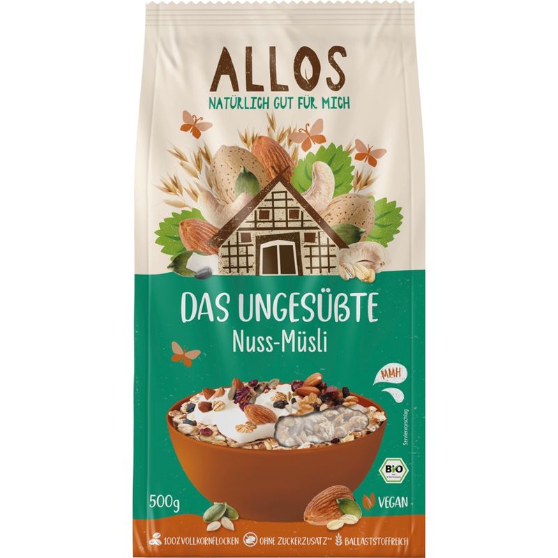 Allos Das Ungesüßte Nuss-Müsli - Produktbild