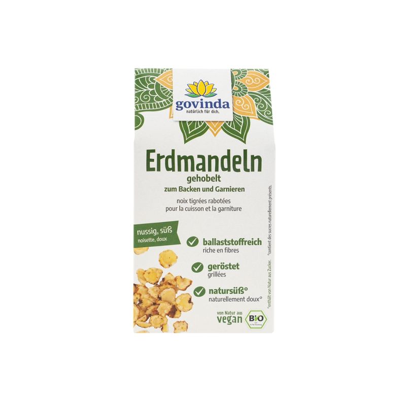 Govinda Erdmandeln gehobelt - Produktbild