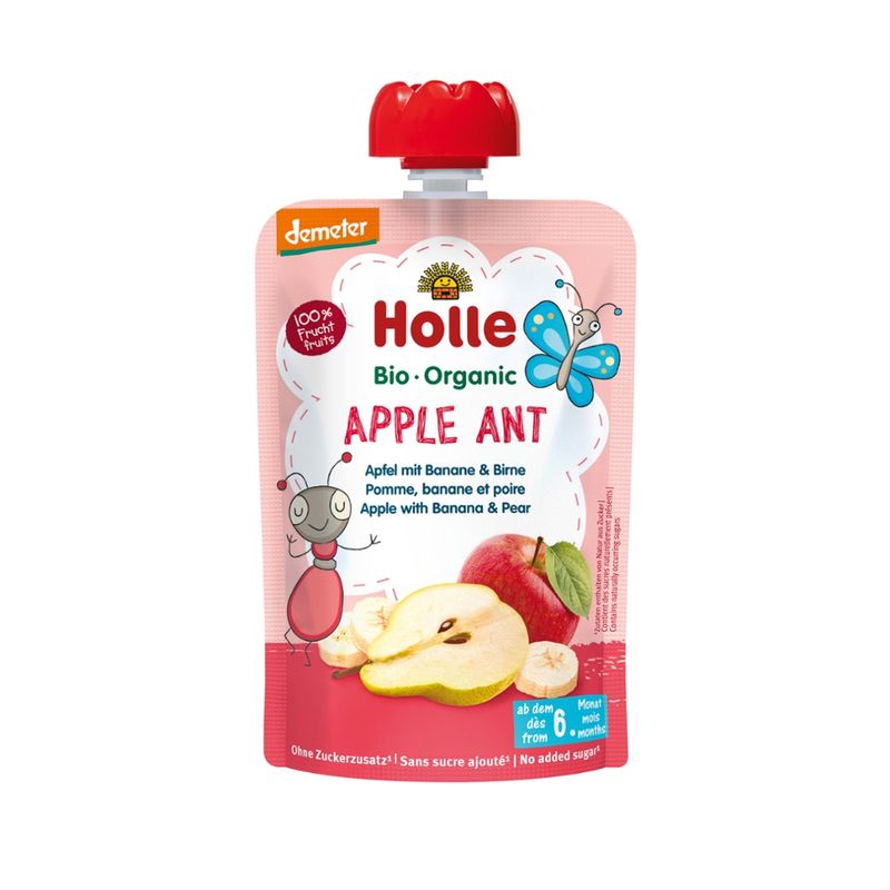 Holle  Apple Ant - Apfel & Banane mit Birne - Produktbild