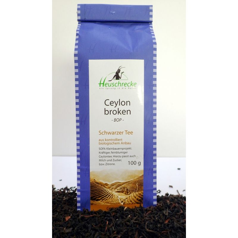 Heuschrecke Ceylon BOP, Schwarztee broken, SOFA/Biofoods Projekt kbA - Produktbild