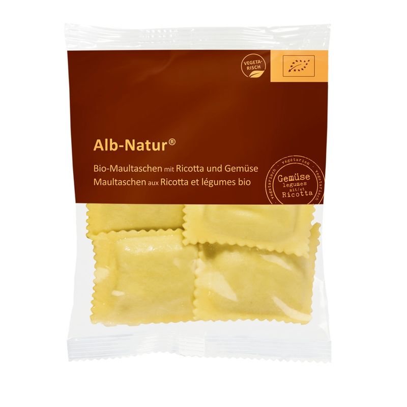 Alb-Natur® Maultaschen mit Gemüse und Ricotta (frisch) - Produktbild