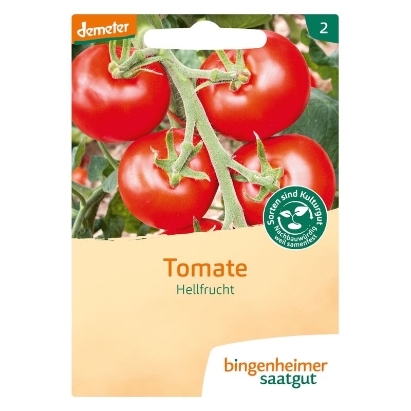 Bingenheimer Saatgut Hellfrucht - Tomate (Saatgut) - Produktbild