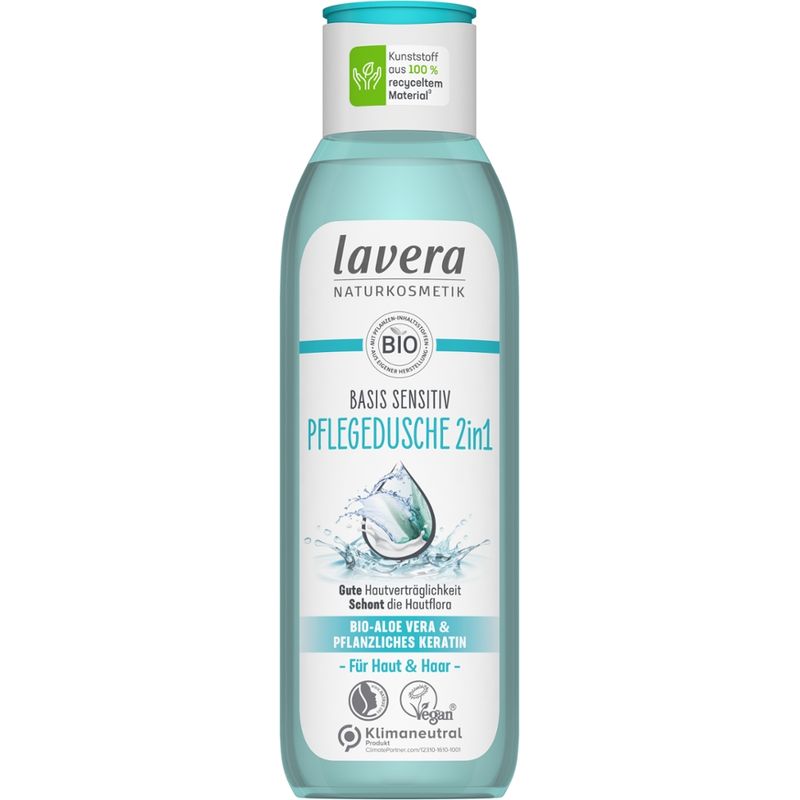 lavera basis sensitiv Pflegedusche 2in1 - Produktbild