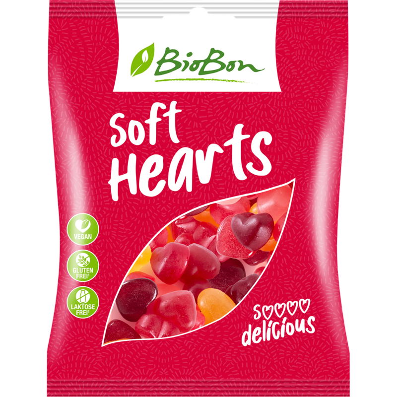 BioBon BioBon Soft Hearts 100g - Produktbild