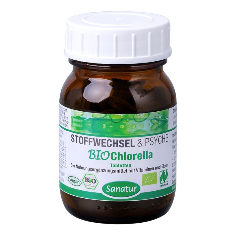 Sanatur BioChlorella 100 Tabletten, kbA - Produktbild