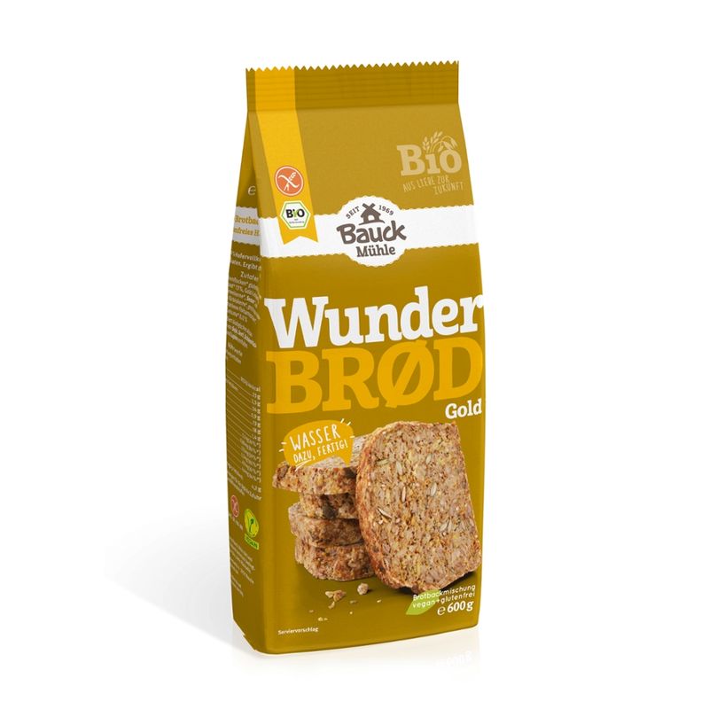 Bauck Mühle Wunderbrød Gold Bio glutenfrei - Produktbild