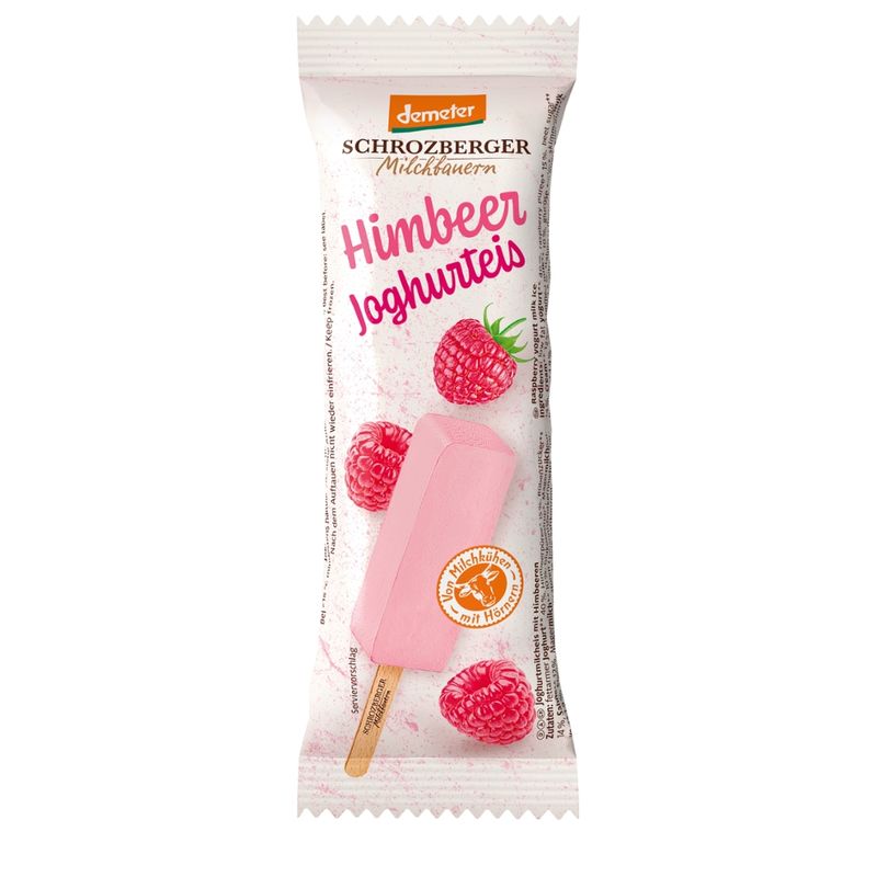 Schrozberger Milchbauern Dem. Himbeer Joghurt Stileis 65 ml - Produktbild