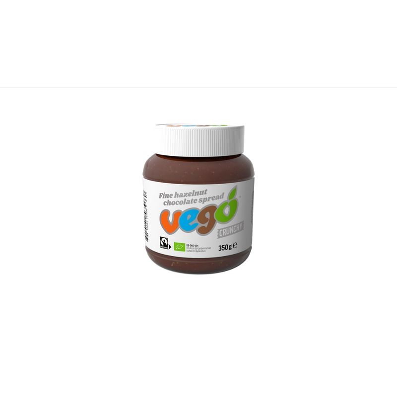 VEGO Vego Fine Hazelnut Chocolate Spread (crunchy), 350g - Produktbild