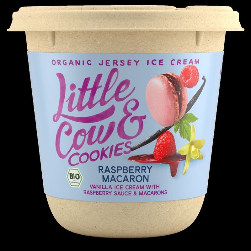 Little Cow & Cookies Little Cow & Cookies Raspberry Macaron 435ml Bio+ - Produktbild