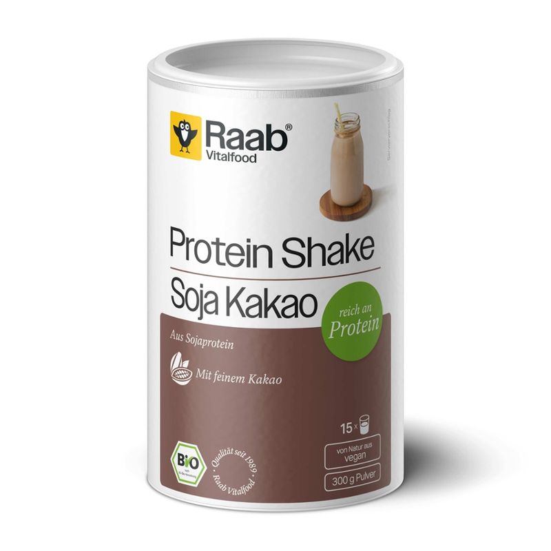 Raab Vitalfood BIO Protein Shake Soja Kakao - Produktbild