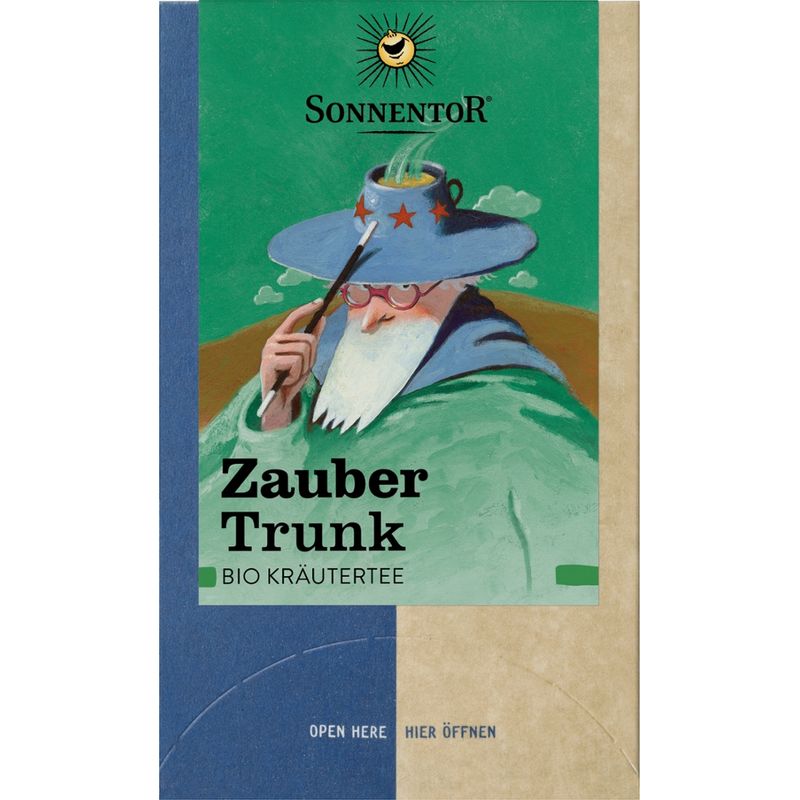 Sonnentor Zaubertrunk Kräutertee, Doppelkammerbeutel - Produktbild