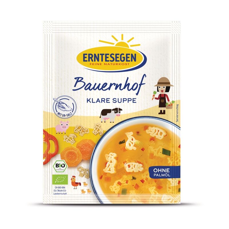 Erntesegen Bauernhof Klare Suppe Bio - Produktbild