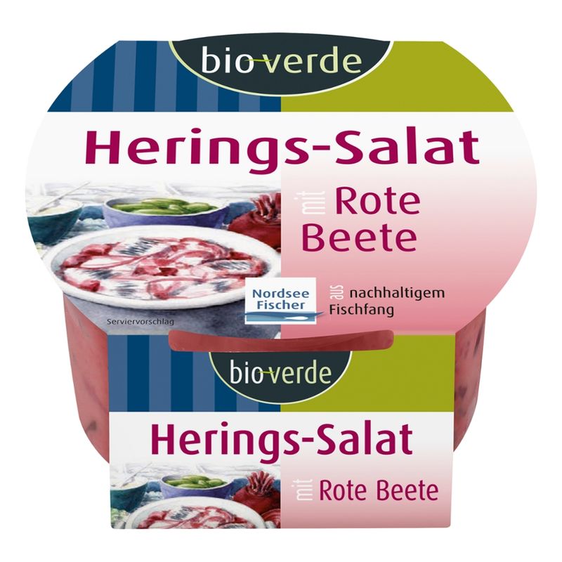 bio-verde Herings-Salat mit Rote Beete 150 g - Produktbild