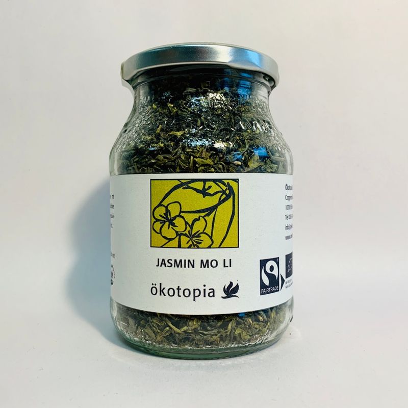 Ökotopia  Jasmin Mo Li kbA im Glas 130 g - Produktbild