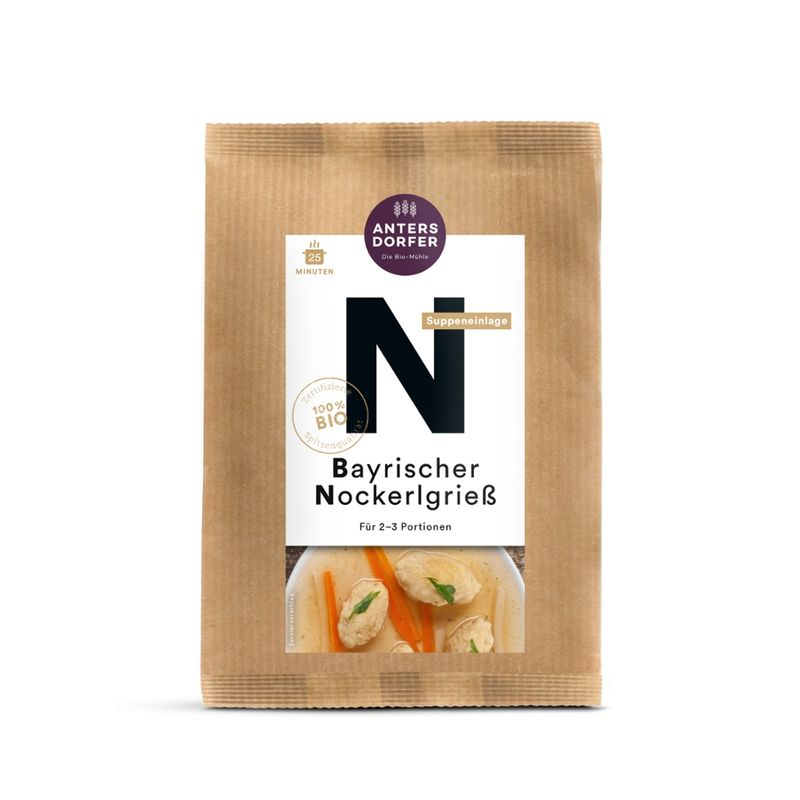 Antersdorfer - Die Bio-Mühle Bio  Bayerischer Nockerlgrieß - Produktbild