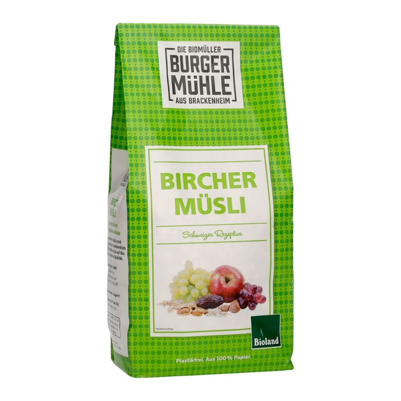 Burgermühle Bircher Müsli, bioland - Produktbild