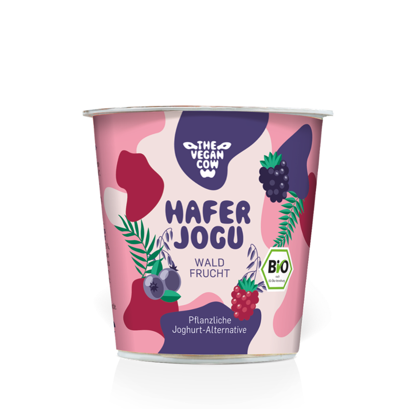 THE VEGAN COW Joghurt Alternative Hafer Waldfrucht - Produktbild