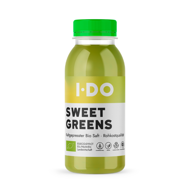 I·DO BIO Bio Sweet Greens - Kaltgepresster Rohkostsaft - Produktbild