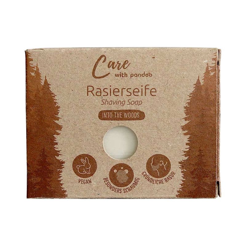 pandoo Rasierseife Into the Woods 100g, 1 Stück - Produktbild