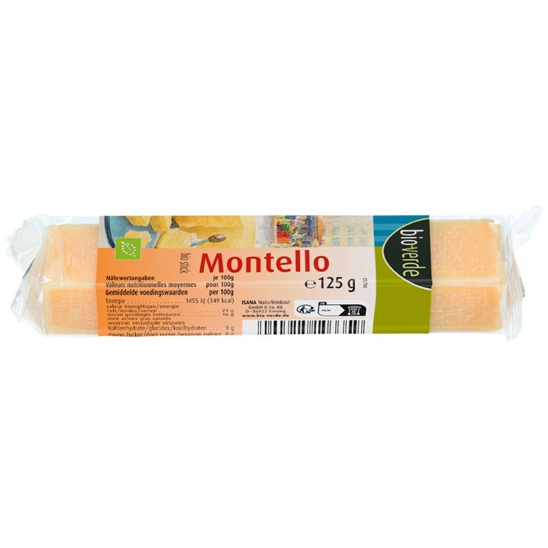 bio-verde Montello Stick Italienischer Hartkäse Stick 125 g - Produktbild