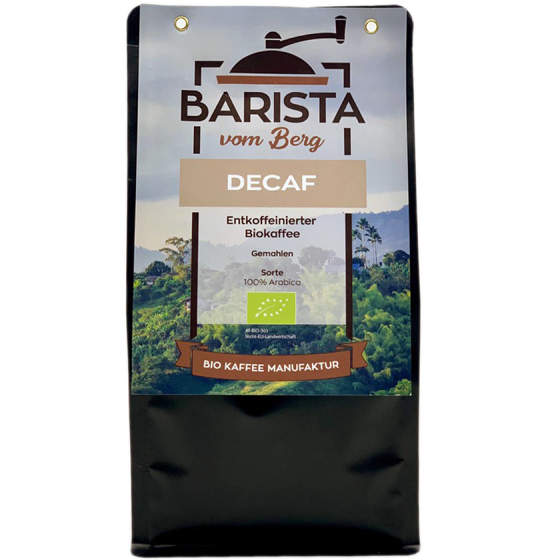 Barista vom Berg Bio Cafe Decaf 500 g - gemahlen - Produktbild