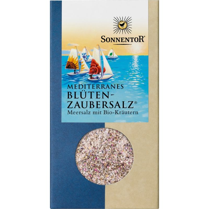 Sonnentor Blütenzaubersalz mediterrane Art, Packung - Produktbild