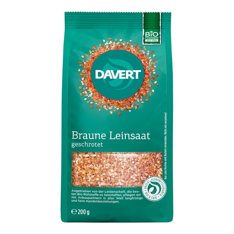 Davert Geschrotete Leinsaat 200g - Produktbild