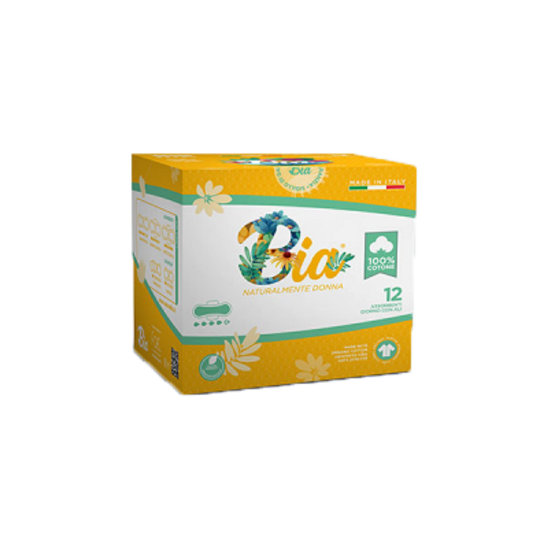 Bia Bio Damenbinden Bia Pads Extra mit Flügeln 12 Packungen je 12 Stück - Produktbild
