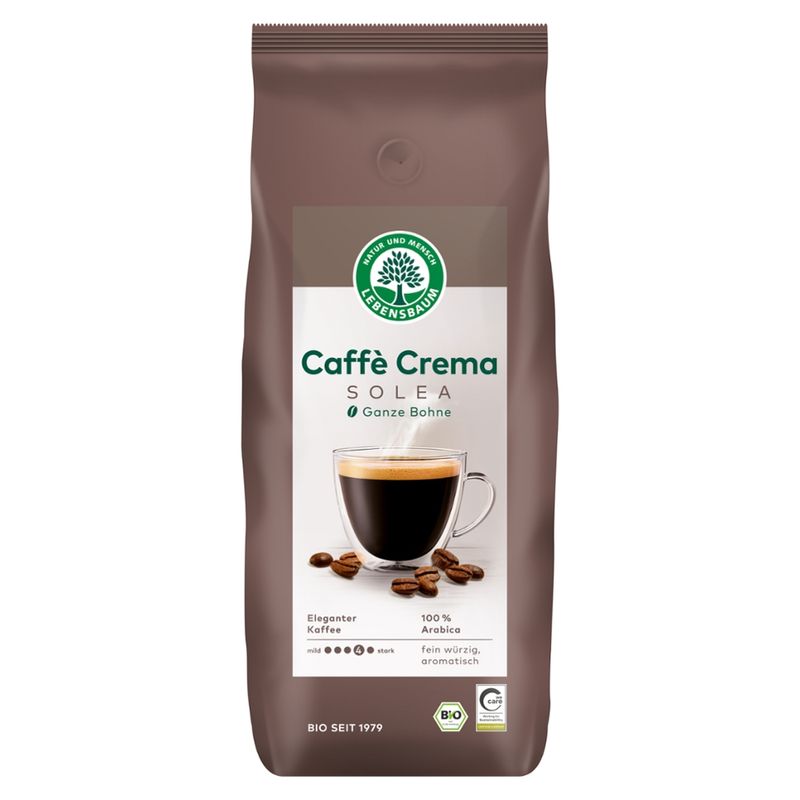 LEBENSBAUM Caffè Crema Solea®, ganze Bohne - Produktbild