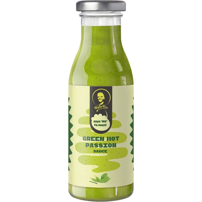 Vegan Pete Green hot Passion Sauce 200ml - Produktbild
