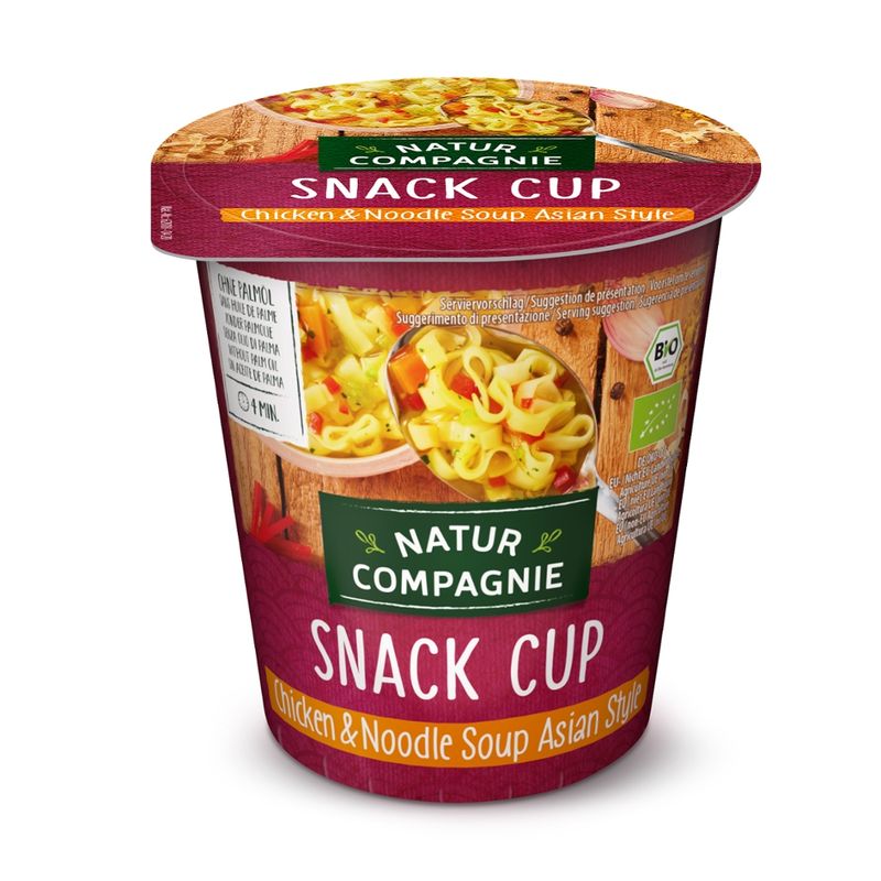 Natur Compagnie Snack Cup Chicken & Noodle Soup Asian Style - Produktbild