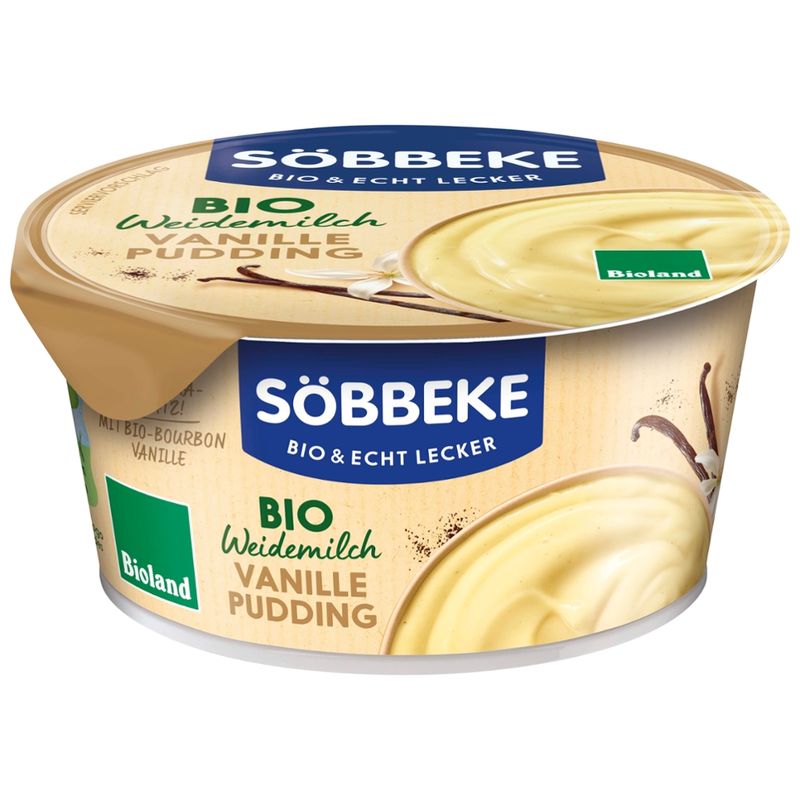 Söbbeke Bio Weidemilch Vanille Pudding 150g - Produktbild