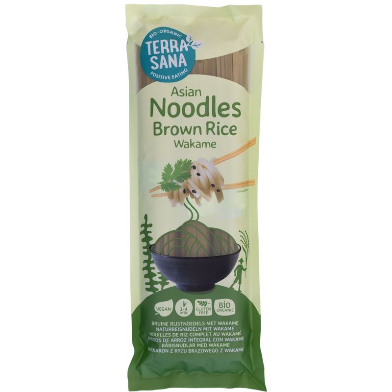 TerraSana Naturreisnudeln mit Wakame - Produktbild