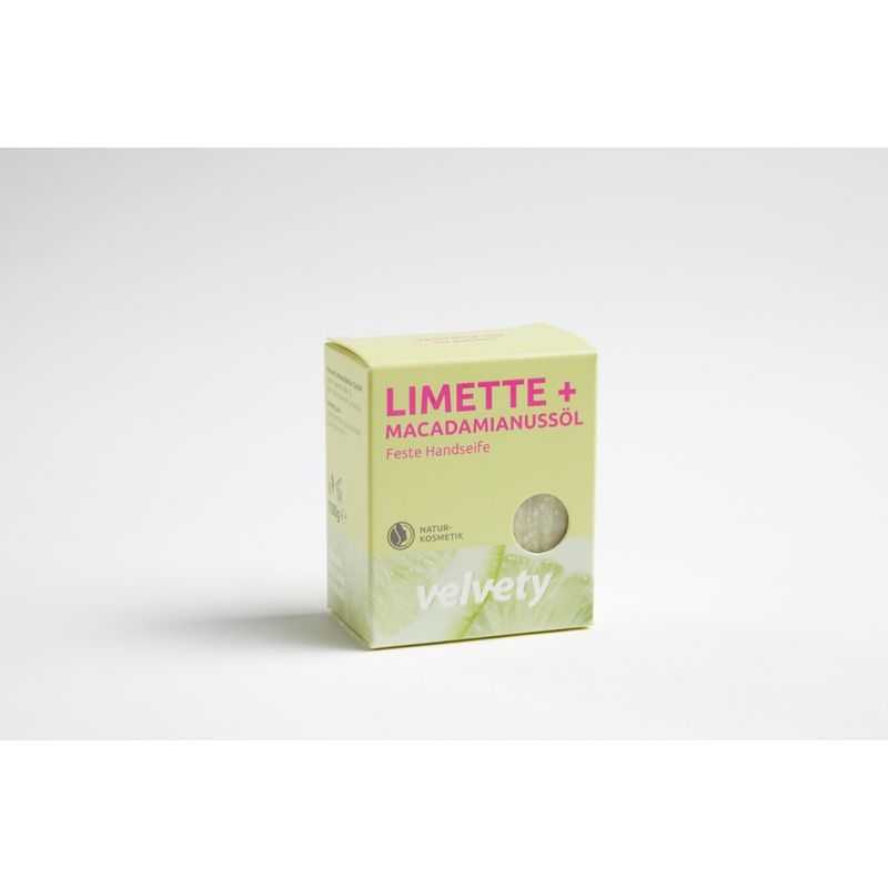 Velvety Handseife Limette + Macadamianussöl 100G - Produktbild