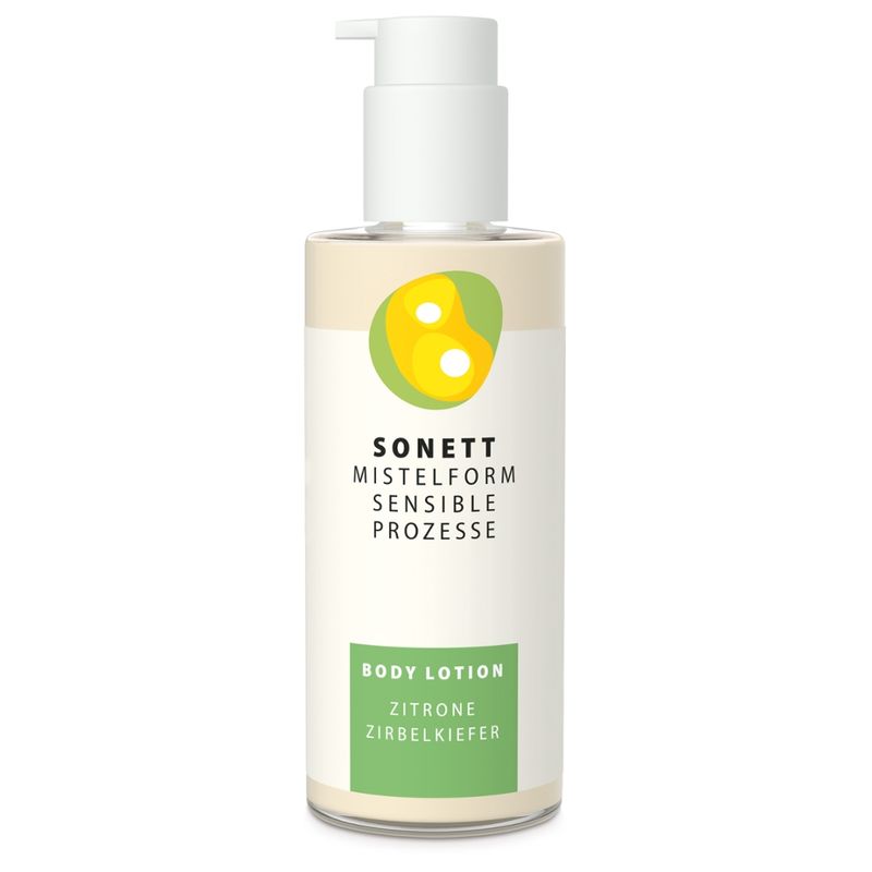 SONETT MISTELFORM. SENSIBLE PROZESSE Body Lotion Zitrone-Zirbelkiefer - Produktbild