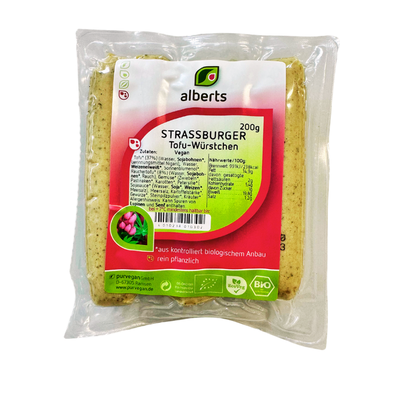 Alberts Tofu Würstchen Straßburger Art - Produktbild